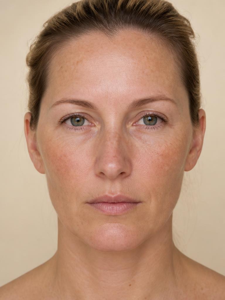 Kirsten — before 12 weeks of Reborn Beauty light therapy