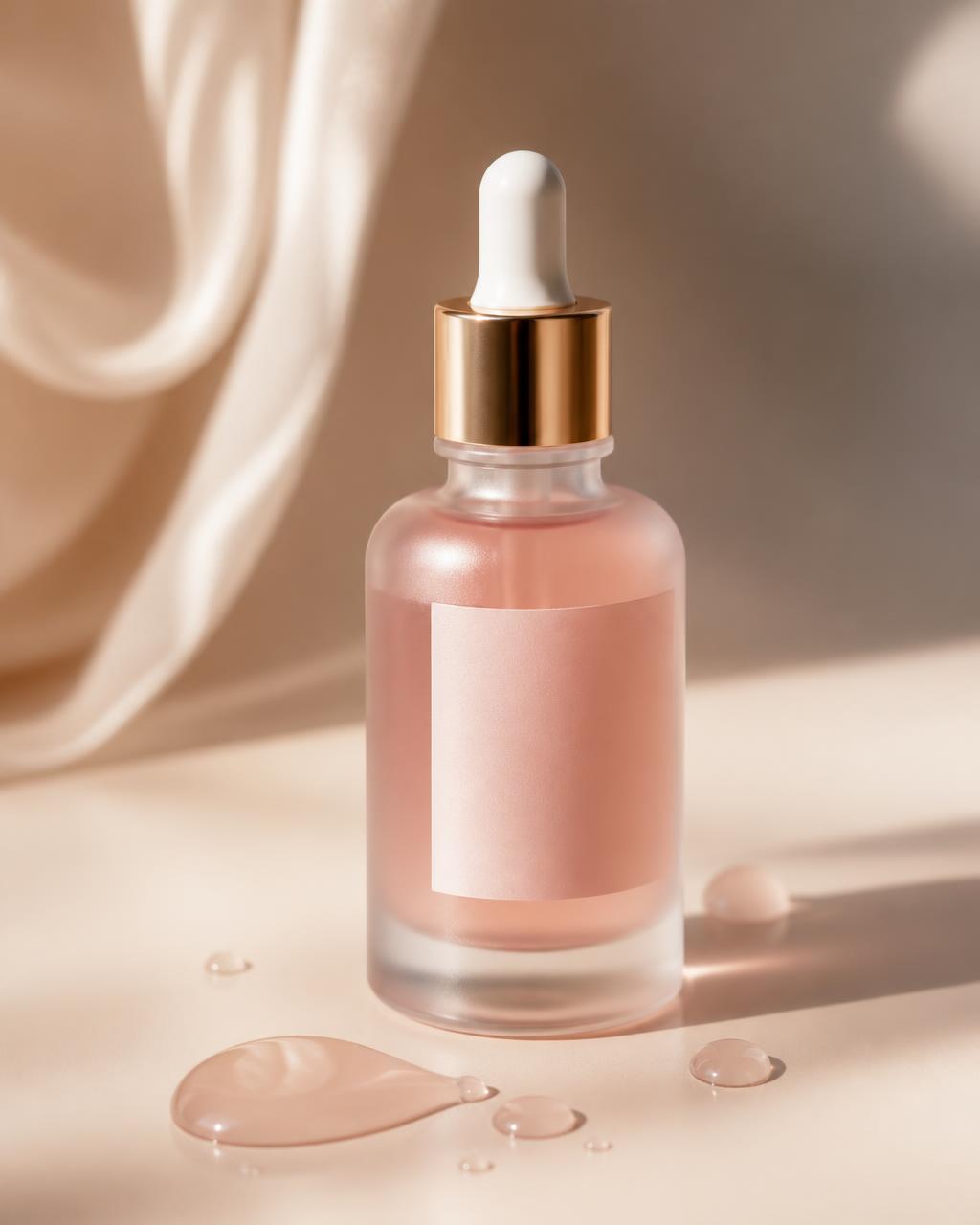 Reborn Beauty Hydrating Glow Serum in a frosted glass dropper bottle